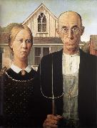 Grant Wood America-s Gothic Germany oil painting artist